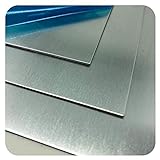 1mm x 500mm x 1000mm Aluminium Blech Platten Zuschnitt von Stahlog