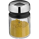 WMF Depot Universalstreuer 100ml, mit Aromadeckel, Gewürzglas grobes Streubild, Glas, Cromargan Edelstahl, spülmaschinengeeig