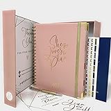 2022 'She Loves to Plan' Business and Lifestyle Luxury Planner Boxset Network Marketing Edition Inklusive Notizbuch, Vision-Board-Poster, Aufkleber und Stift (Blush)