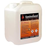 Kaminethanol Icking 10 Liter Bioethanol 96% (1 x 10 L) Premium Qualität - direkt vom Hersteller für Ethanol Kamine, Alkohol-Brenner, Terrasenfeuer, Raumfeuer und Gartenfackeln