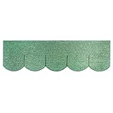 1 Set Dachschindeln Biberschwanz (100 mm) grün, Biberschwanz, Dachschindeln,0,25 qm²,