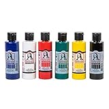 Monalisa Acrylfarben Set mit 6 Farben (Mona) 70 ml zum Malen auf Holz Stein und Leinwand für Erwachsene Hobbymaler und Studenten