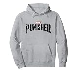Schwarzes T-Shirt mit Logo von Marvel The Punisher Pullover H