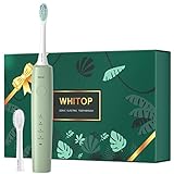 WHITOP CD-14 Elektrische Schallzahnbürste für Erwachsene für Männer und Frauen Wiederaufladbare elektronische Ultraschallzahnbürste mit 4 Modi, Drucksensor, Smart Timer, IPX8 wasserdicht