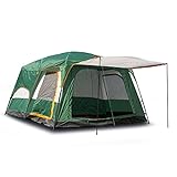 Activa Luxury Garden Outdoor Zelt für 4-6 Personen und 3 Jahreszeiten mit Vorzelt wasserdicht kleines Packmaß einfach aufzubauen sehr geräumig für Camping, Wandern und Outdoor-Aktivitäten