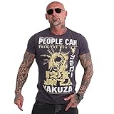 Yakuza Herren People T-Shirt, Anthrazit, M
