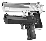 Softair Gun Airsoft Pistole + Munition | Israel Eagle .50AE elektr. Blowback | 27cm. Inkl. Magazin & unter 0,5 Joule (ab 14 Jahre) (Schwarz)