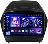 AvgnLxqe Android 10 Auto-Multimedia-Player Für Hyundai Tucson IX35 2009-2015 Empfänger Audio Stereo Haupteinheit Mit Carplay Mirror Link 4G Netzwerk DSP (8core 2+32gG)