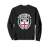England Rugby Ausrüstung Englische Flagge Vintage Sport Sweatshirt