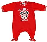 Disney Baby Minnie Mouse Mädchen Strampler mit oder ohne Fuß *viele Modelle* in Größe 56 62 68 74 80 86 92 98 warm kuschelig auch als Baby Schlafanzug Farbe Modell 8, Größe 56
