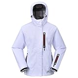 Cox Swain Damen 3-Lagen Hardshell Outdoor Jacke Lisa 8.000mm Wassersäule 5.000mm atmungsaktiv, Colour: White, Size: M