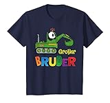 Kinder Großer Bruder T-Shirt Bagger Panda Bär Geschenk Idee T-Shirt