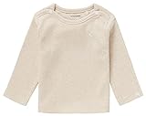 Noppies Unisex Baby U Tee ls Rib Natal T-Shirt, RAS1202 Oatmeal-P611, 56