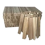 Aleko Premium Brennholz und Holzkohle aus Eschenholz - natürlichen Bio-Kaminanzünder - Kaminholz - Anzündholz - 6 kg