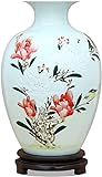 Vase Keramik handbemalte Vase Basteln Wohnzimmer Dekorationen Home Veranda Dekorationen Jardiniere