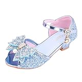 Auf Rechnung Bestellen Kinderschuhe mit glänzenden Sandalen Prinzessin Schuhe Bogen High Heels zeigen Prinzessin Schuhe Damen Schuhe 42