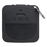 Aenllosi Silikonhülle für Bose SoundLink Micro Bluetooth Lautsprecher, Nur Tasche(Schwarz)