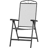 Siena Garden Klappsessel Elda Plus aus Streckmetall, eiseng