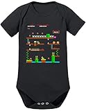 TShirt-People Retro Mario 1UP Baby Body 68 Schw