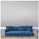 Starensky Sofa üBerzug, Verdickter Rutschfester Sofabezug Sitzbankbezug Sofa, Couch Abdeckungen FüR Schnittsofa Haustier Kind Schutz,Blue-70×70CM