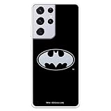 Schutzhülle für Samsung Galaxy S21 Ultra Offizielle DC Comics Batman Logo Transparent Schützen Sie Ihr Handy mit der offiziellen DCComics Silikonhülle für Samsung Galaxy S21