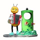 Mülltonnenbox Outdoor-Cartoon-Mülleimer Mit Deckel, Zoo-Vergnügungspark-Schuldekoration Außerhalb des Mülleimers, Schwerer Tiger-Skulptur-Mülleimer (Color : Style 2)