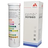Analyticon - Combi Screen 10SL, Plus, Urinstreifentest, zur visuellen Untersuchung, 10 Parameter, Packung von 100 Streifen.