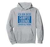 Camping Wohnmobil Geburtstag geboren Legende Camping-Camper Pullover Hoodie