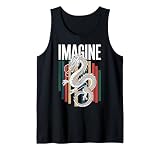 Dragon Imagine Fabelwesen, Fantasy-Retro-Kunst Tank Top