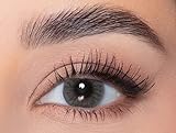 BELLA Diamonds farbige Kontaktlinsen Agate Brown – Stark deckende Monatslinsen für 3 Monate in Braun, besonders natürliches Ergebnis für dunkle Augen - 1 Paar