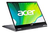 Acer Spin 5 EVO (SP513-55N-72ER) Convertible Notebook 13 Zoll Windows 11 - QHD IPS Touch-Display | Intel Core i7-1165G7 | 16 GB DDR4 RAM | 1 TB SSD | Intel Iris Xe Graphics | QWERTZ | Grau