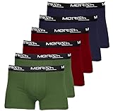 MERISH Boxershorts Herren 8er/12er Pack S-5XL Unterwäsche Unterhosen Männer Men Retroshorts New (L, 206b 6er Set Mehrfarbig)
