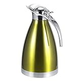 Changor Double Coffee Pot, Cups Insulation Kettle Vacuum Insulation Steel Material Water Kettle with Stainless Steel for Home