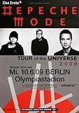 Depeche Mode - Berlin, Berlin 2009 » Konzertplakat/Premium Poster | Live Konzert Veranstaltung | DIN A1 «