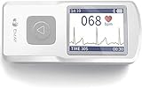 EMAY Bluetooth EKG Gerät (für iPhone & Android, Mac & Windows), Tragbare EKG Monitor, erfasst Herzfrequenz, EKG und Symptome (EMG-20)