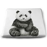 Panda Baby Aquarell Tier Kunst Stuhlkissen Sitzkissen mit Memory-Füllung für Büro Innenbereich Zuhause Esszimmer Küche