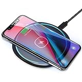 Fast Wireless Charger 15W Kabellos Ladegerät Ladepad Schnellladestation für Samsung Galaxy S20+ /S20 Ultra /S9 /S8 /S8 Plus /S7 iPhone 12 SE 11 XR 8 Huawei Mate 20pro P30pro AirPods pro