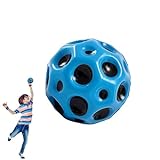 Astro Jump Ball, Moon Ball 7cm Super High Bouncing Galaxy Ball Easy to Grip and Catcher Space Balls, Lightweight Foam Ball Für Kinder Im Freien (Blau)