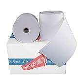 Thermorollen BPA-frei 80m - 48g/m² für Thermopapier Thermorollen 80 80 mm (50 Rollen) von markenbon