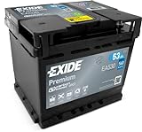 Exide EA530 Premium Carbon Boost Autobatterie 12V 53Ah 540A