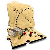 Nautilùs Go Seefahrer Brettspiel aus echtem Birkenholz und Glasmurmeln | In Deutschland produziertes Gesellschaftsspiel für 2 / 4 Personen