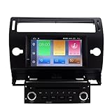 ZUYEJUU Android 10 Auto DVD Spieler fit for Citroen C4 Quatre Triumph 2004-2012 Multimedia 1 DIN CAR Radio W-LAN Audio Geographisches Positionierungs System Navigations-Stereo