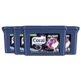 Coral Allin1 Waschmittel Caps Black Velvet Colorwaschmittel, 4x16 Waschladungen 4-pack