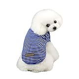 CAOQAO T-Shirt für Hunde, Bequeme Kleidung, Kleidung für Frühling und Sommer, einfarbig