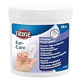TRIXIE 29392 Ear Care Ohrenpflege, Fingerpads, 50 Stück (1er Pack)