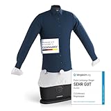 CLEANmaxx automatischer Hemdenbügler PRO |Ersetzt Bügeleisen, Bügelbrett, Dampfglätter und Steamer | Bügelgerät mit Bügelpuppe für Hemden, Blusen & Shirts | Innovativ & effizient, schw