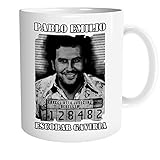 Uglyshirt89 Pablo Escobar Tasse | Kaffeetasse Teetasse Geschenk Money Kokain Mugshot Drug
