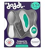 doddl Kinderbesteck-Set für Kleinkinder und Babys ab 12 Monate | Gabel, Löffel & Messer | Esslernbesteck | Babybesteck aus Edelstahl | selbstständig Essen lernen | ergonomische Griffe | Aqua