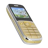 Cuifati Mini-Handy, 32 MB + 32 MB Mini-Kindertelefon für Mobile 2g / Unicom 2g, Tragbares Tastatur-Handy, Mini-Tastatur-Handy, Unterstützt Mini-Taschenlampe, Lautsprecher, Super Langes Standby(Gold)
