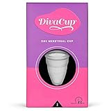 DivaCup Modell 1 Menstruationstassen. 100 % Silikon in medizinischer Qualität, BPA-frei. Sichere, auslaufsichere Alternative zu Damenbinden, Tampons.